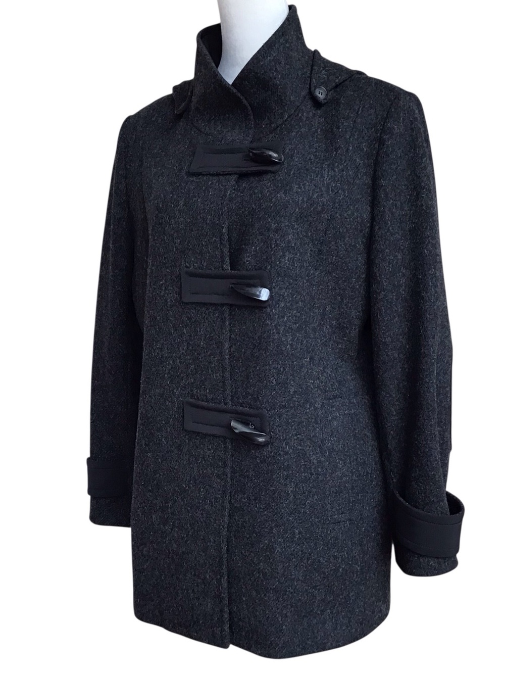 Cinzia Rocca Hooded Wool Coat